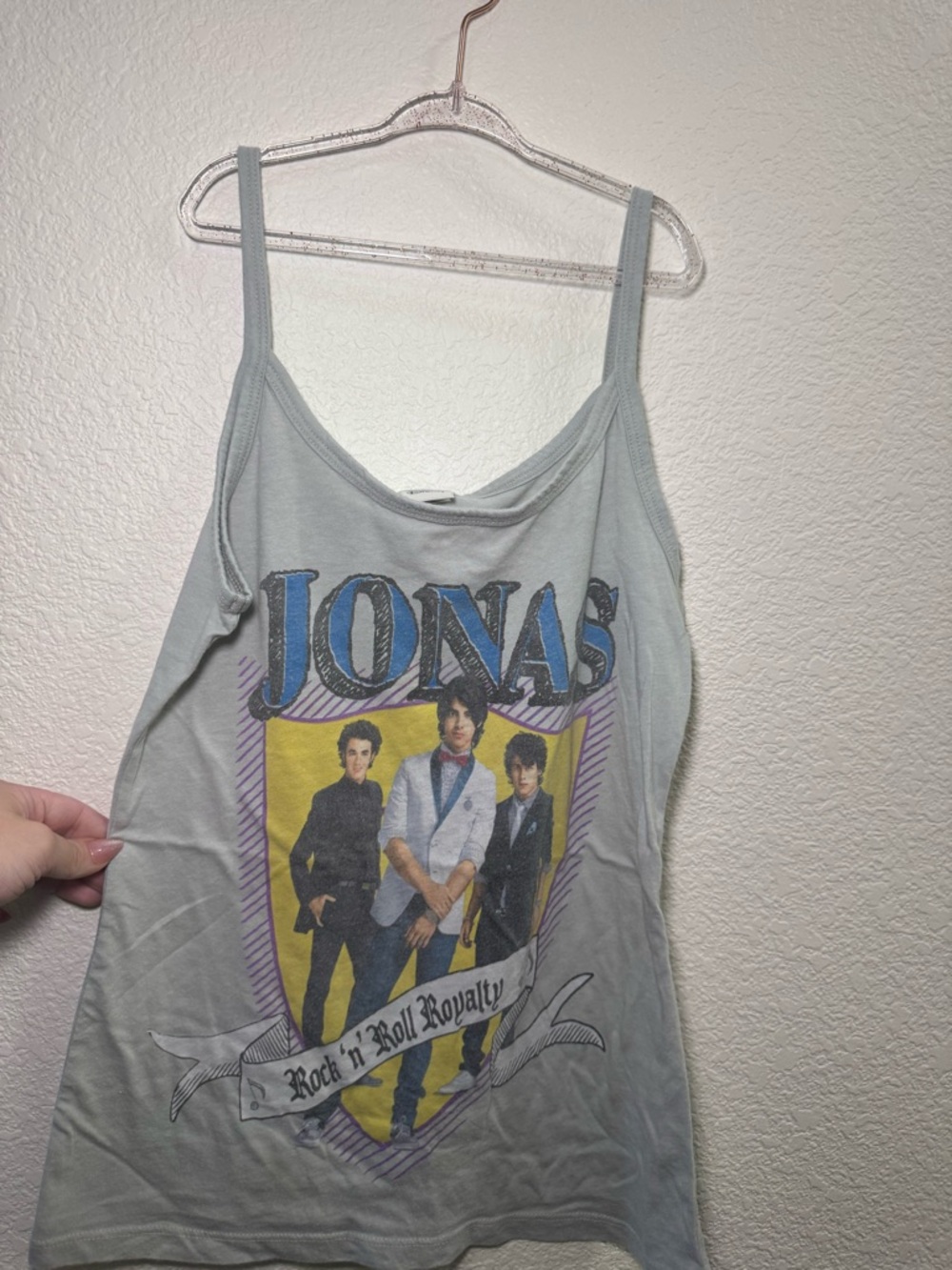 Vintage Y2K Disney Jonas Brothers Band Graphic Camisole Tank Top
